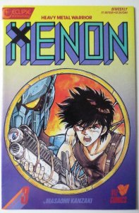 XENON #3, VF/NM, Eclipse, Heavy Metal Warrior, Kanzaki, 1987, more in store