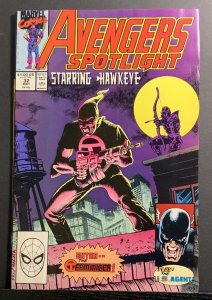 Avengers Spotlight #32 (1990) Hawkeye & The U.S.Agent