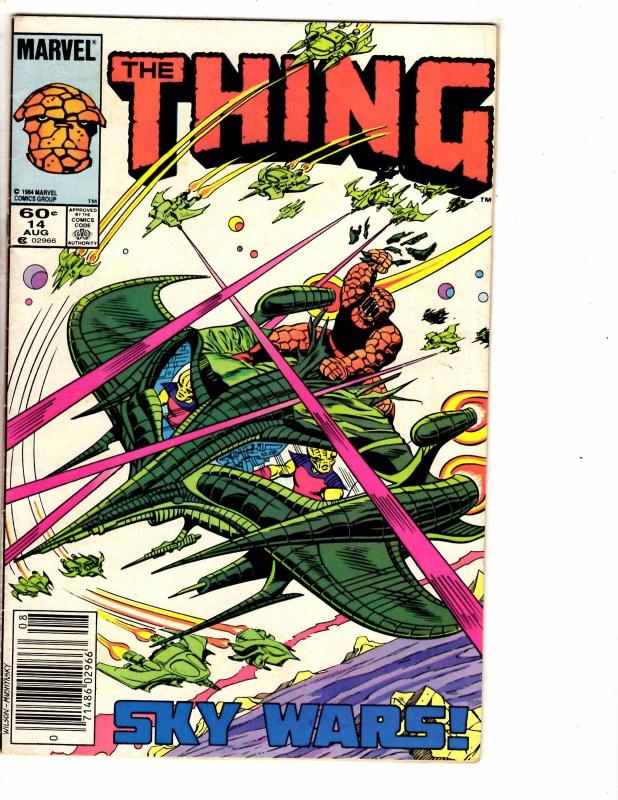 4 Marvel Comics Fantastic Four # 238 267 358 + Thing # 14 Dr. Doom Torch J222