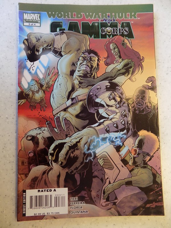 WORLD WAR HULK GAMMA CORPS # 3