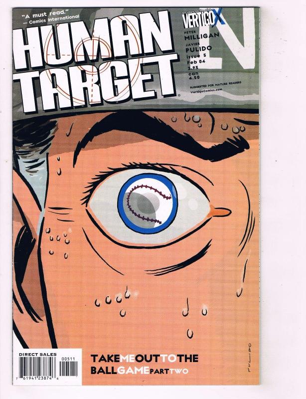 Lot Of 10 Human Target DC Vertigo Comic Books # 2 3 4 5 6 7 9 12 14 18 MS4