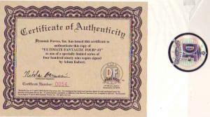 Fantastic Four, Ultimate Signed #2 (Mar-07) MT Super-High-Grade Fantastic Fou...