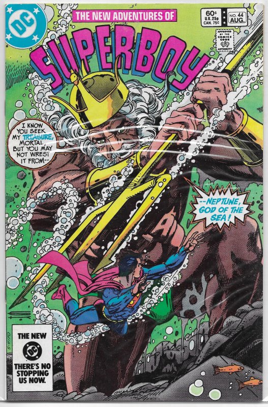 New Adventures of Superboy   #44 FN Dial H for Hero