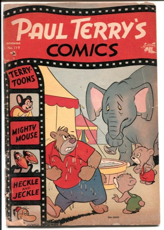 Paul Terry's Comics #119 1954-Mighty Mouse-Heckle & Jeckle-Gandy Goose-G-