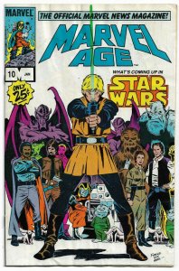 MARVEL AGE#10 VF/NM 1984 STAR WARS COVER MARVEL COMICS