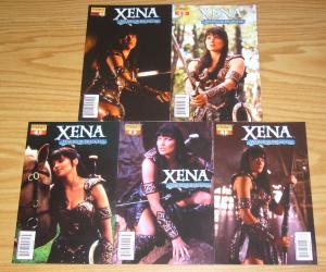 Xena Warrior Princess #1-4 VF/NM complete series + annual - all photo C variants