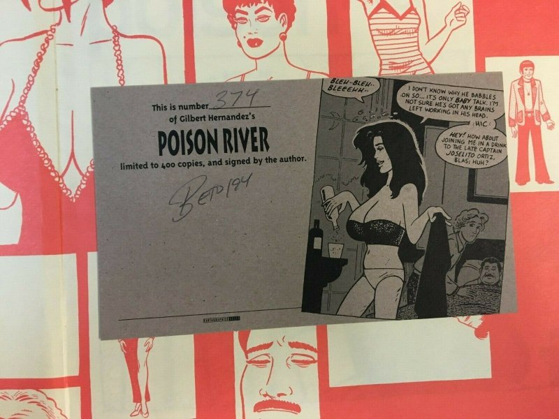 LOVE & ROCKETS HC 12 POISON RIVER SIGNED BETO 94 374/400  Fisherman Collection