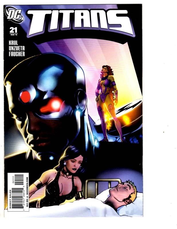 7 Titans DC Comic Books # 18 19 20 21 22 23 24 Arsenal Lex Luthor Cyborg J128