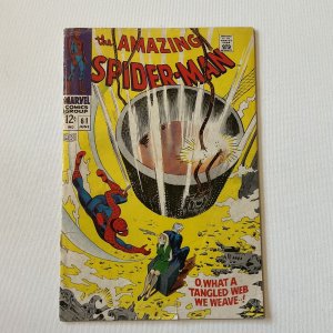 Amazing Spider-Man 61 Very Good Vg 4.0 Marvel 1968