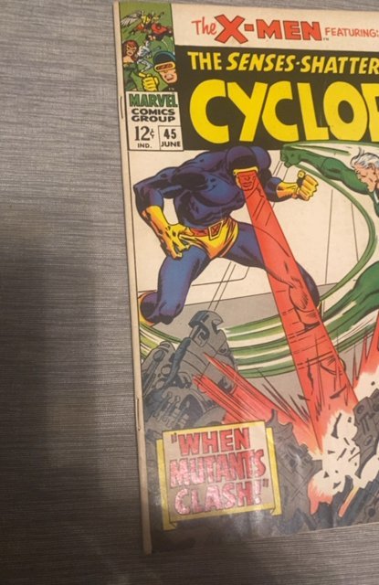 The X-Men #45 (1968) When mutants clash