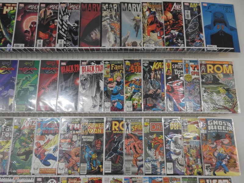 Huge Lot 140+ Comics W/ Black Panther, Spidey, Moon Knight+ Avg Fine/VF Cond!!