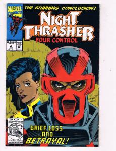 Night Thrasher Four Control #4 VF Marvel Comics Comic Book Jan 1993 DE40 AD14