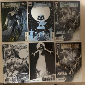 Moon Knight #1 Variant Lot 11 Books Marvel Comics 2021 McNiven Gist Nauck Larraz