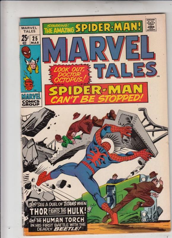 Marvel Tales #25 (Mar-70) VF/NM- High-Grade Spider-Man, Thor, Human Torch