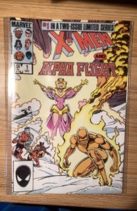 X-Men/Alpha Flight #1 (1985) and #2 set.