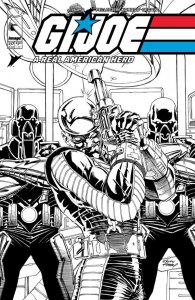 G.I. Joe: A Real American Hero #317 Cover B (Black and White Var)