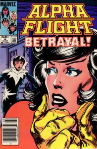 Alpha Flight (1st Series) #8 (Newsstand) FN ; Marvel | John Byrne