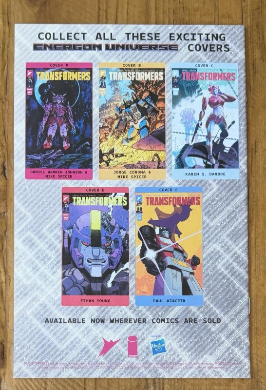 Transformers #8 Ethan Young 1:25 Variant Image Comics 2024 NM