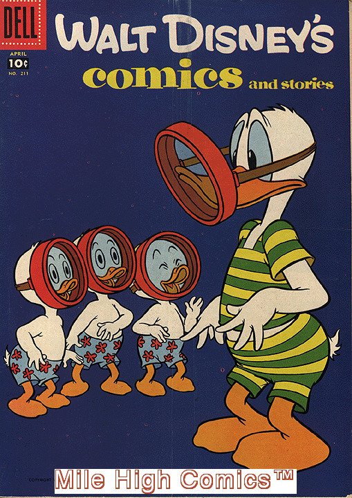 WALT DISNEY'S COMICS AND STORIES (1940 Series)  (DELL) #211 Good Comics