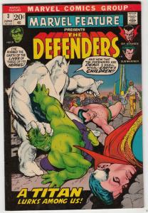 Marvel Feature presents Defenders, The #3 (Jun-72) VF/NM High-Grade Dr.Strang...