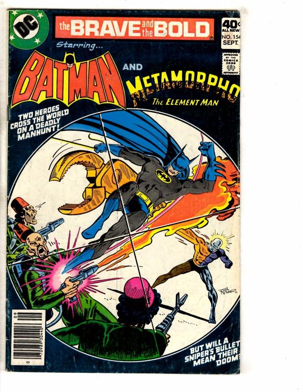 5 Brave & The Bold DC Comic Books # 151 152 153 154 155 Batman Hawkman Atom TW57