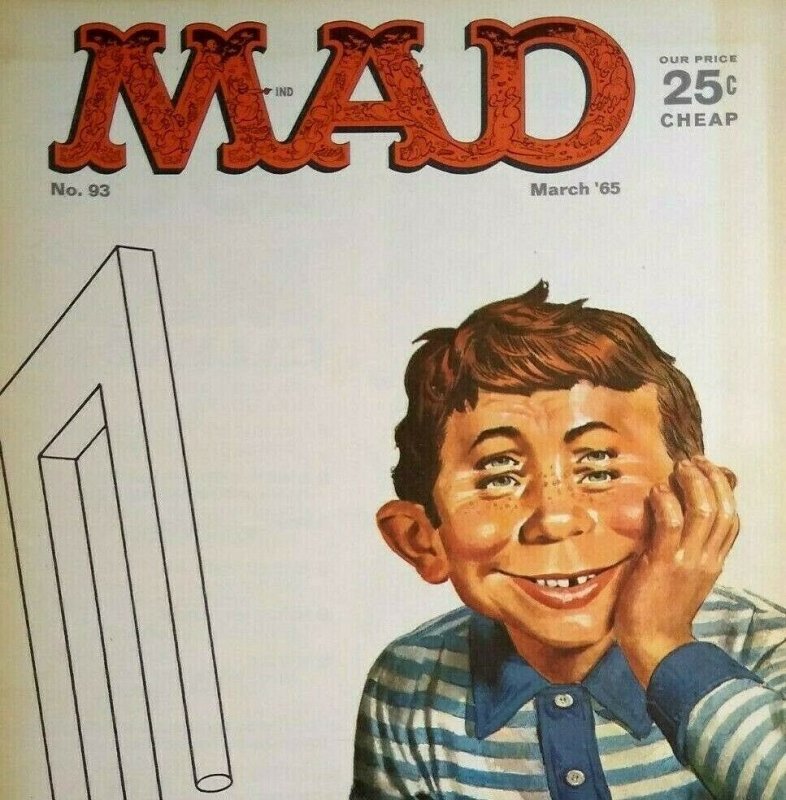 Mad Magazine March 1965 No 93 The Beatles The Flying Ace Movie Parody Kiddie TV