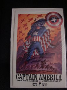 Captain America #1 (2002) John Cassaday Cover & Art