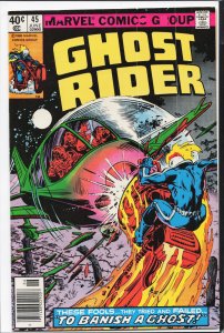 Ghost Rider #45 Newsstand Edition (1980) Ghost Rider