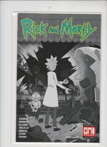 RICK AND MORTY #38  B & W  VARIANT 2018 ONI  PRESS / UNREAD  / NM / +