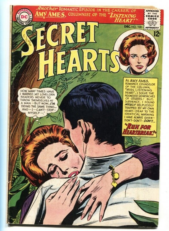 Secret Hearts #100 1964- Amy Ames- DC Silver Age Romance VG