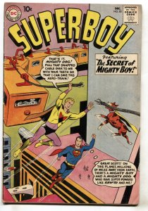 SUPERBOY COMICS #85 1960-KRYPTO-DC SILVER AGE-MIGHTY BOY-