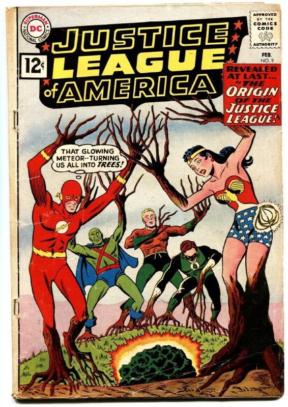 Justice League Of America #9-green lantern & arrow-flash-wonder woman vg