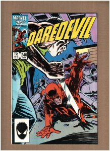 Daredevil #240 Marvel Comics 1987 Ann Nocenti VF 8.0