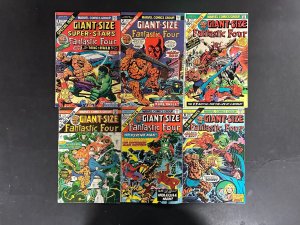 Giant-Size Fantastic Four (1974) #1-6 FN+ Complete Set
