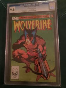 wolverine limited series 1-4 CGC all 9.6, Mint Cases