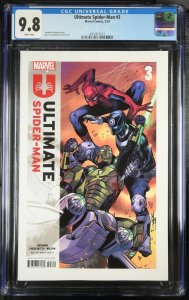 Ultimate Spider-Man #3 CGC 9.8 1st Print Cvr A Green Goblin Bullseye Marvel 2024