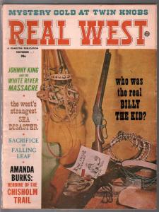 Real West 11/1963-Charlton-Billy The Kid-Colt Revolvers-Derringers-Barbary Co...