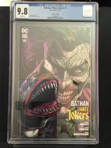 Batman: Three Jokers #1 9.8 CGC Second Print Cover