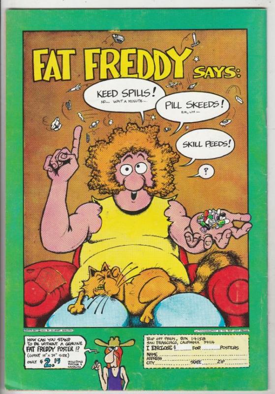 Fabulous Furry Freak Brothers #3 (Jan-80) VF High-Grade The Freak Brothers (P...