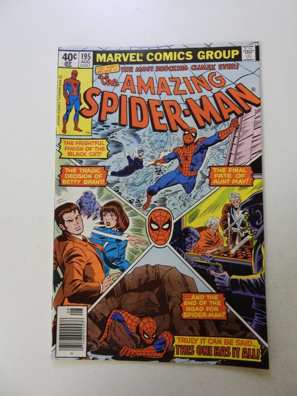 The Amazing Spider-Man #195 (1979) 2nd appearance of Black Cat VF- condition