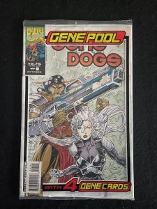 Gene Dogs #1 1993 Polybagged with 4 Gene Pool Cards Marvel Comics