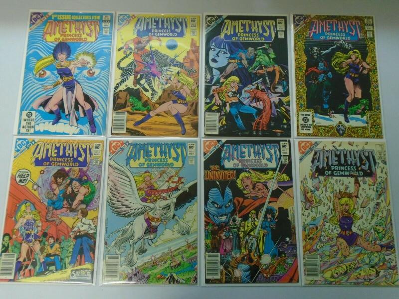 Amethyst Lot, 30 Different Average 8.0/VF (1983-1986)