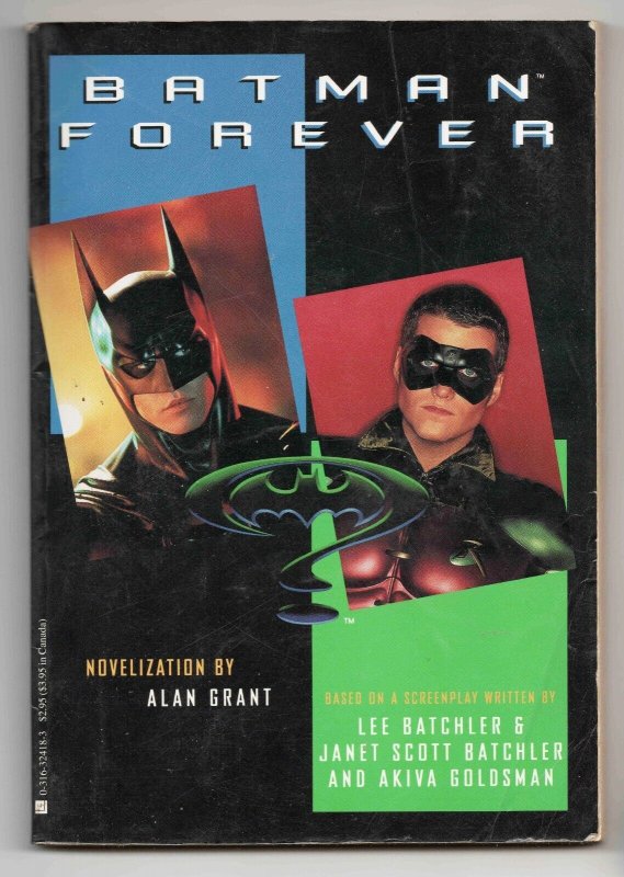 VINTAGE 1995 Batman Forever Movie Novelization Paperback Book Alan ...