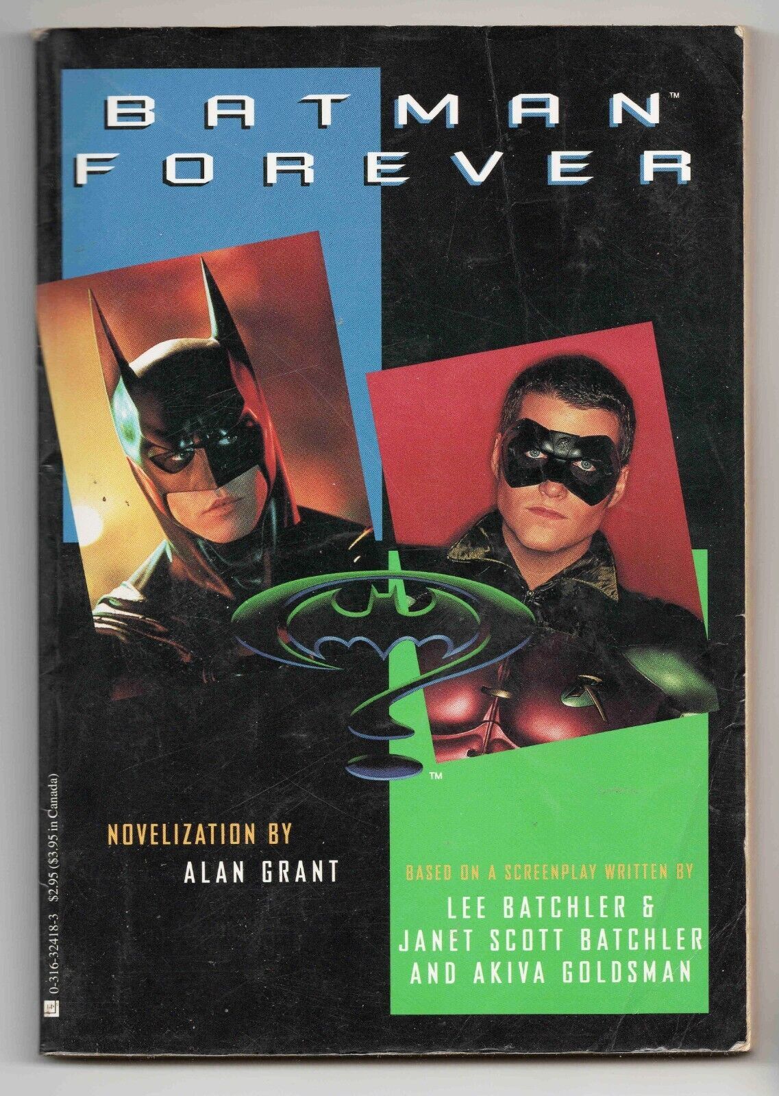 VINTAGE 1995 Batman Forever Movie Novelization Paperback Book Alan