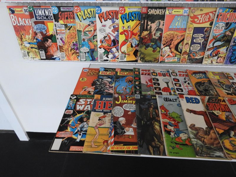 Huge Lot 160+ Silver/Bronze Comics W/ Iron man, Disney, Superman, Ghosts, War+