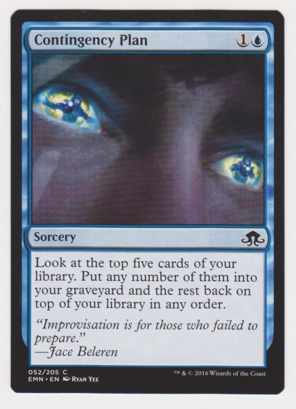 Magic the Gathering: Eldritch Moon - Contingency Plan