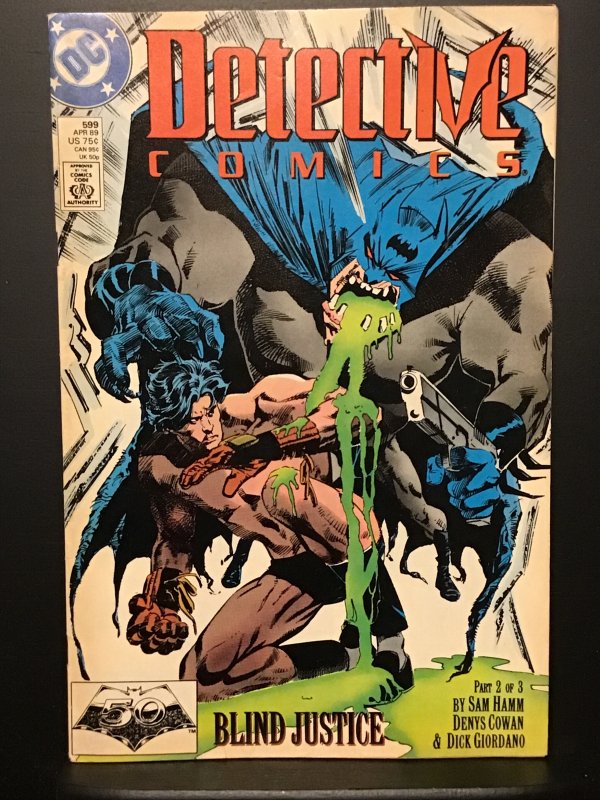 Detective Comics #599 (1989) FN 6.0  1st appearance of Henri Ducard