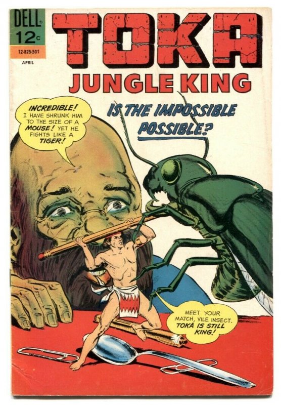 Toka Jungle King #7 1966- Dell comics FN-