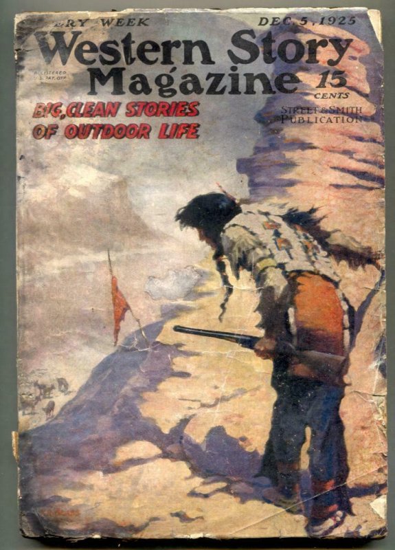 Western Story Pulp December 5 1925- Avengers G