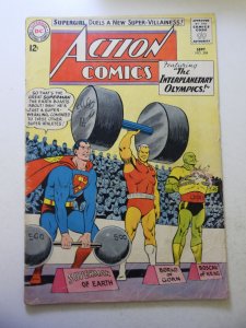 Action Comics #304 (1963) VG Condition moisture stains